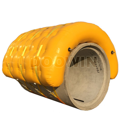 Schwimmkörper für Pipeline - Tie-in Pipe - DOOWIN - Underwater Lift Bags & Water Weight Bags - aufblasbar