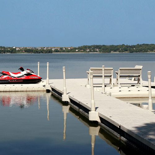 Schwimmponton - 300445 - Wave Armor - modular / Anker / für Yachthafen