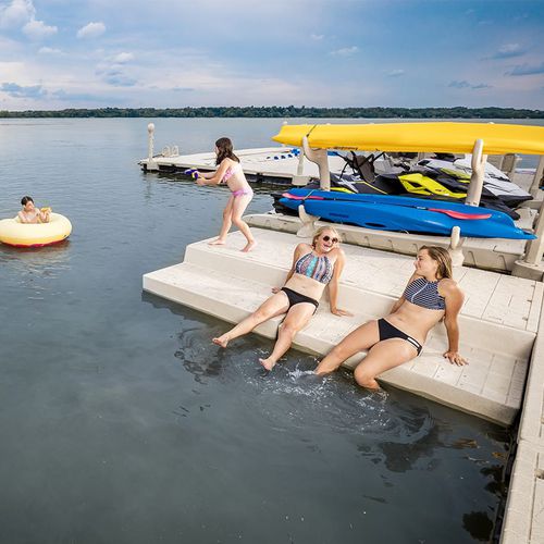 Plattform zum Baden - 301096 - Wave Armor - schwimmend / für Yachthafen / für Wassersportzentrum