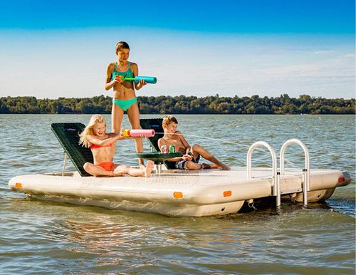 Plattform zum Baden - 300073-1 - Wave Armor - für Yachthafen / für Wassersportzentrum