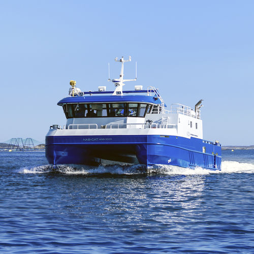 Boot für Aquakulturen Berufsschiff - NabCat 1498/1000 - Moen Marin AS - Katamaran / Innenborder