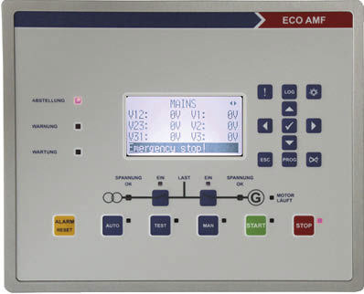 Bedienfeld für Schiffe - ECO – AMF - Stucke Elektronik GmbH - für Stromaggregate