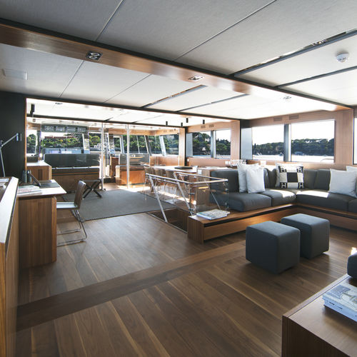 Bodenbelag für Yacht - WALNUT USA - mafi Naturholzboden GmbH - für Boot