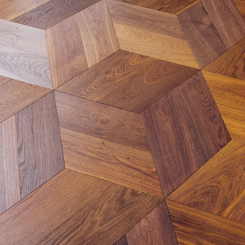 Bodenbelag für Yacht - OAK Vulcano Hexagon - mafi Naturholzboden GmbH - für Schiffe / für Boot