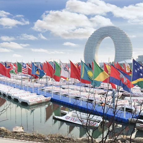 Schwimmbecken mit Auftrieb - Shanghai Qihua Waterborne Engineering Construction Co., Ltd - Modular