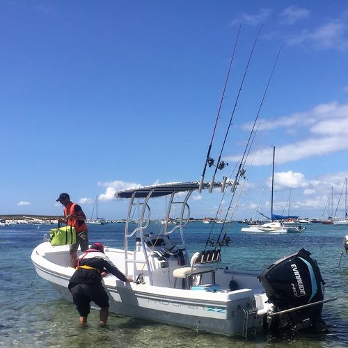 Außenborder-Konsolenboot - PRO 22 - PANGA FERRET - zweimotorig / Gleiter / mit Mittelkonsole