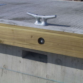 Klampe für Boot - Quayside - International Marine Floatation Systems, Inc. (IMFS) - flach
