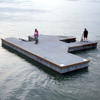 Schwimmponton - International Marine Floatation Systems, Inc. (IMFS) - Anker / für Yachthafen / nach Maß