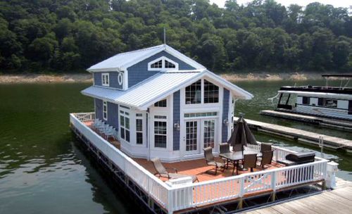 Innenborder-Hausboot - 2 Story  - Harbor Cottage Houseboats