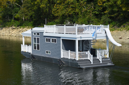 Innenborder-Hausboot - Tiny - Harbor Cottage Houseboats - max. 6 Personen