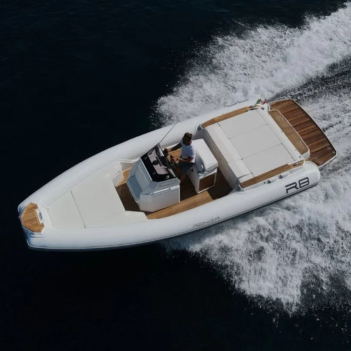 Innenborder-Schlauchboot - R8 EFB - RENIER - halbstarr / mit Mittelkonsole / max. 16 Personen