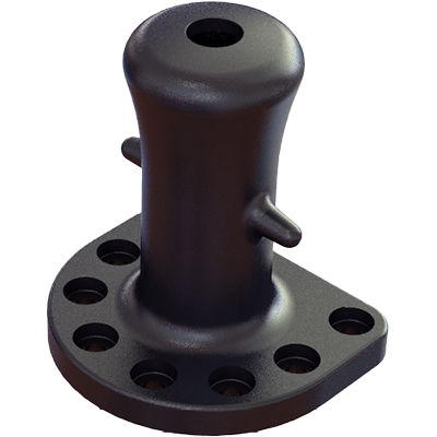 Anlegepoller für Hafenterminals - Single Bitt - GLEN ENGINEERING - Gusseisen / Gusseisen