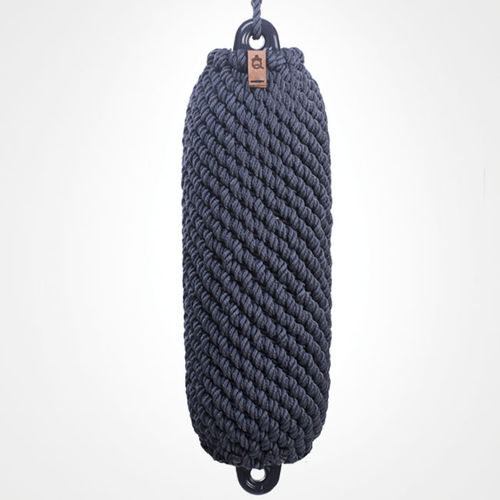 Bootfender - Navy  - Nautiqo - zylindrisch / Kordel
