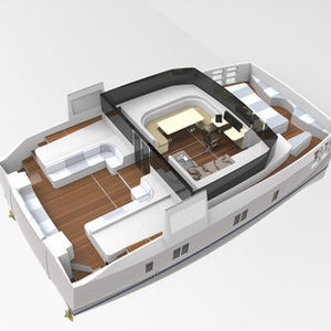 Express-Cruiser / Katamaran - MAGIC 45 - ARC Yachts - Innenborder / elektrisch / Flybridge