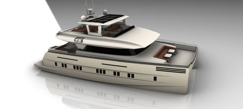 Katamaran-Motoryacht - MAGIC 65 - ARC Yachts - für Kreuzfahrten / Flybridge / hybrid