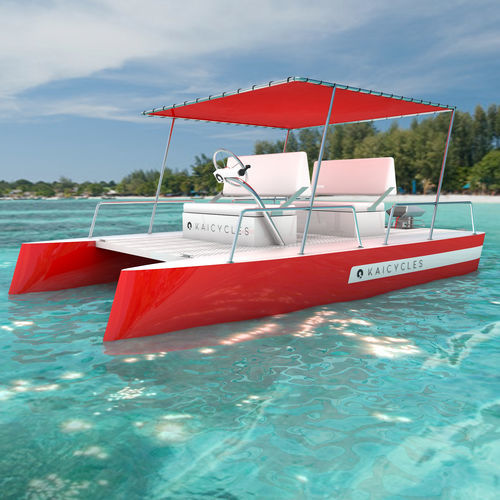 Offenes Boot / Katamaran - NEO X4 - KAICYCLES™ - Außenborder / elektrisch / Sportfischer