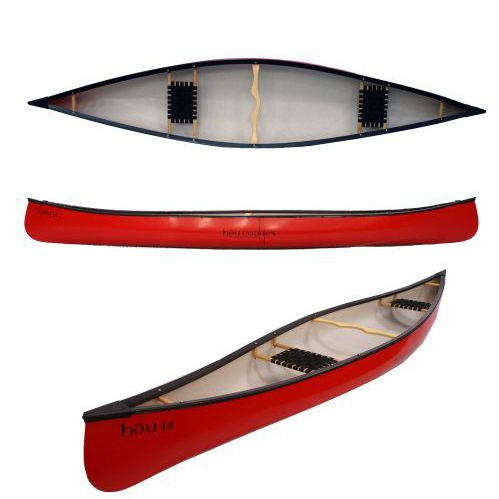 Touring-Kanu - 14 - Hou Canoes - Flachwasser / 1 Platz / Zweisitzer