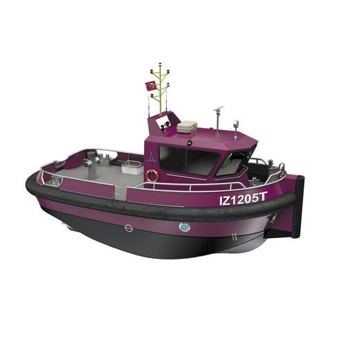 Mini-Schlepper-Berufsschiff - IZ 1205 HDPE T - Izmir Shipyard - Innenborder / PEHD