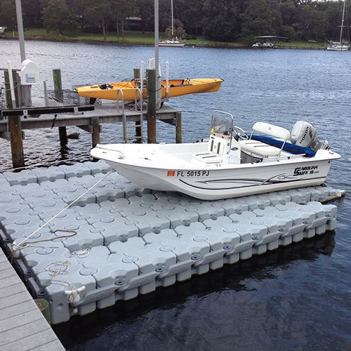 Schwimmponton - NTC - modular / Anker / für Yachthafen