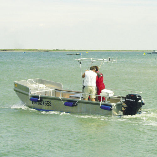 Arbeitsboot Berufsschiff - Mulot Naval - Außenborder / Aluminium / Festrumpf