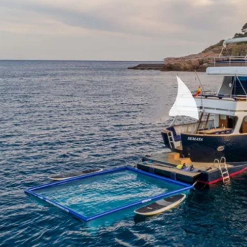 Schwimmbecken mit Auftrieb - DINO  - OCEANDREAMS MEDITERRANEO SL - Anti-Quallen