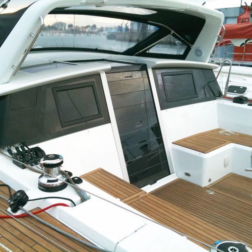 Tür für Segelboot - NOVAL - Schiebe / Abstieg