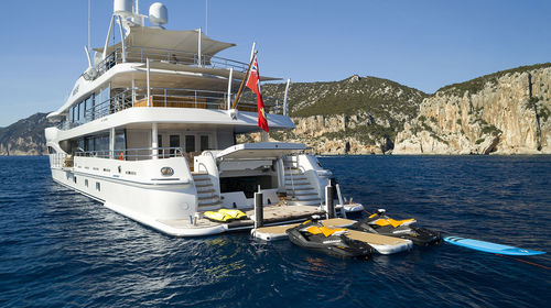 Plattform für Jet-Ski - SEARAFT - schwimmend / aufblasbar / für Yacht