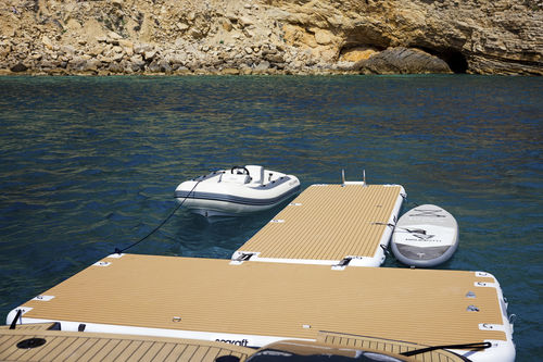 Modularer Ponton - T-shape - SEARAFT - Anker / für Yachthafen