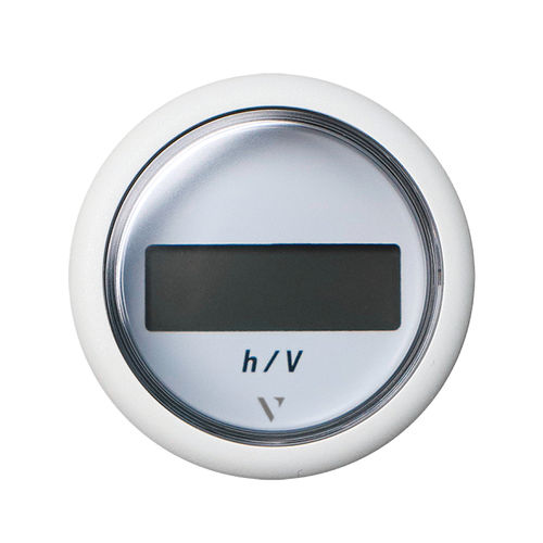 Standanzeige für Boot - Engine Hour Counter + Voltmeter 52mm - VERATRON - für Schiffe / für Segelboot / Multifunktion