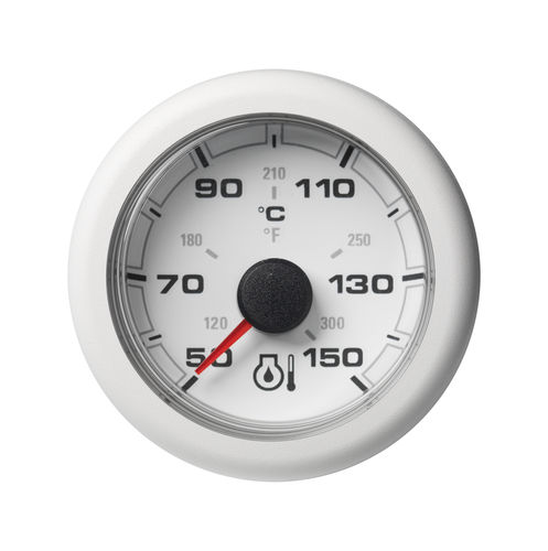 Standanzeige für Boot - OL Oil Temperature 52mm - VERATRON - für Schiffe / Öltemperatur / analog