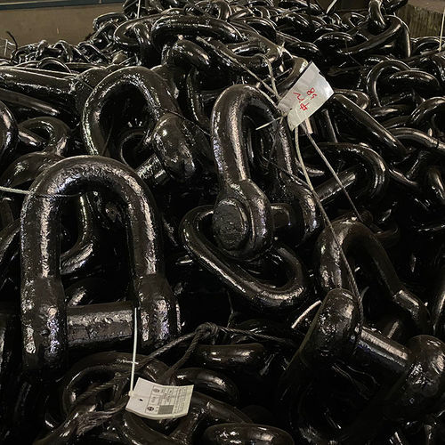 Schäkel für Schiffe / geschweift - Wuhan Jiangnan Anchor Chain CO,.LTD - gerade / mit Drehgelenk / für Kettenverbindung