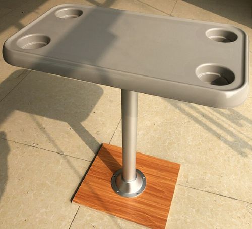 Stationärer Cockpittisch - rectangle - Foshan 1 Boat Hardware Co., Ltd. - Aluminium