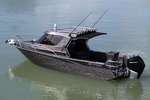 Angelboot für Tagesfahrten / Außenborder - 795 GAME KING - Extreme Boats EU Ltd. - zweimotorig / mit Steuerhaus / Hardtop