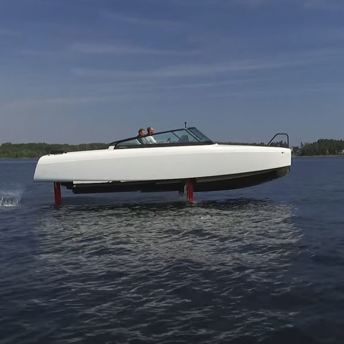 Außenborder-Runabout - C7 - Candela Technology - elektrisch / mit Doppelkonsole / Open