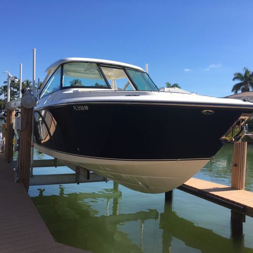 Bootslift - FOUR-POST - Golden Dock Stabilizers - schwimmend / stegmontiert / maßgefertigt