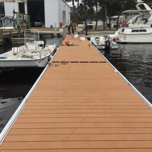 Schwimmponton - Golden Dock Stabilizers - Anker / für Yachthafen / für Boote