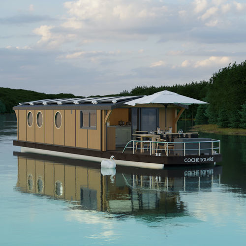 Katamaran-Hausboot - COCHE SOLAIRE - META YACHTS - Innenborder / elektrisch / 2 Kabinen
