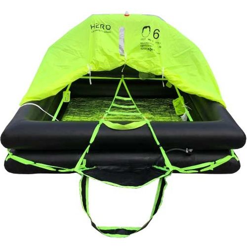Rettungsinsel für Boot - 110 series - HERO LIFESAVING EQUIPMENT - Offshore / Sechssitzer / 8 Plätze