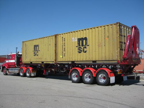 Straßenanhänger - HC4020-RT - SWINGLIFT - Container / für Werft / für Hafenterminals