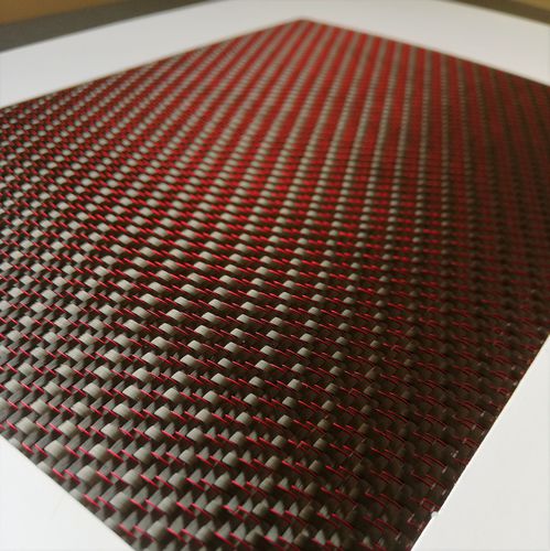 Kohlefaser Verbundgewebe - SPN C 285 T RED - SPINTEKS - Metalldraht / gewebt