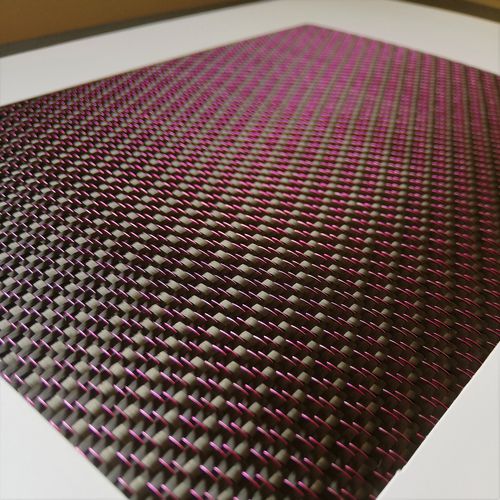 Kohlefaser Verbundgewebe - SPN C 285 T PINK - SPINTEKS - Metalldraht / gewebt