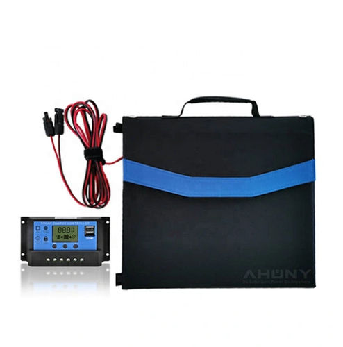 Zusammenklappbares Solarpanel - eMobi F8 - SHENZHEN AHONY POWER CO.,LTD - monokristallines Silicium / für Boot / tragbar
