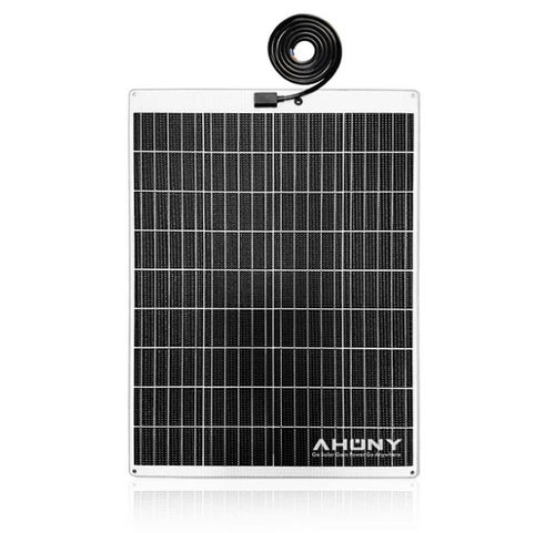 Semiflexibles Solarpanel - eMarvel M150w - SHENZHEN AHONY POWER CO.,LTD - monokristallines Silicium / 36 Zellen / für Boot
