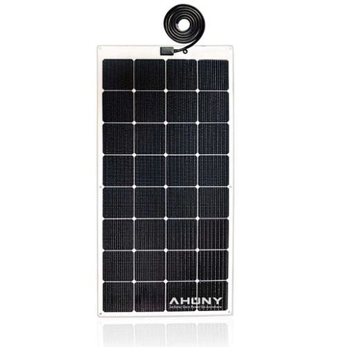 Semiflexibles Solarpanel - eMarvel 120w - SHENZHEN AHONY POWER CO.,LTD - monokristallines Silicium / 32 Zellen / für Boot