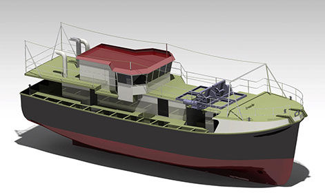 Thunfischfänger-Berufsschiff - Chokka  - Sachal Shipyard - Innenborder