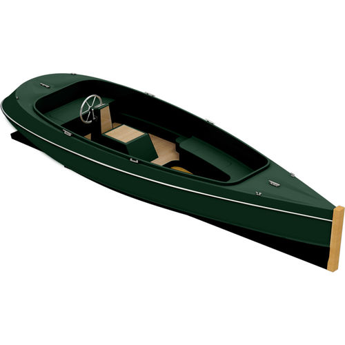 Offenes Boot / Innenborder - BLIXEM - Blixem Boats - elektrisch / mit Mittelkonsole / Holz