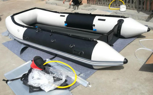 Außenborder-Schlauchboot - SK-380 - qingdao sk marine & equipments - faltbar / Open / max. 6 Personen