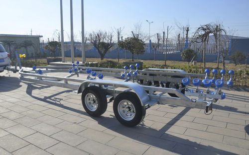 Straßenanhänger - 9.6m - qingdao sk marine & equipments - für Schwerlasttransporte / für Boot