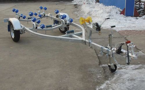 Anhänger für Materialumschlag - 4.8m - qingdao sk marine & equipments - für das Zuwasserlassen / für Boot