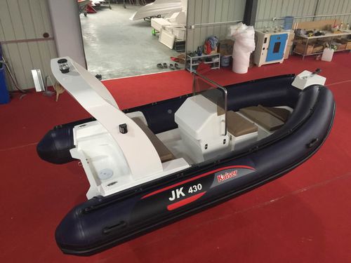 Außenborder-Schlauchboot - RIB 430 LUX  - qingdao sk marine & equipments - mit Mittelkonsole / max. 7 Personen / Roll-Bar